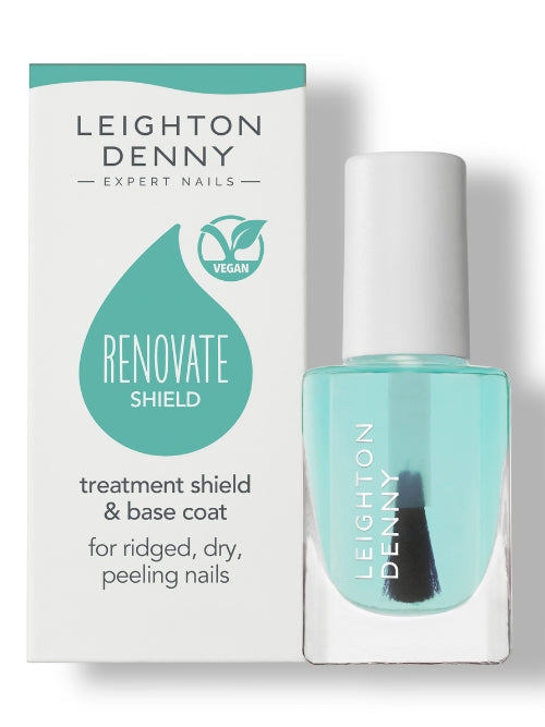 Renovate Treatment Shield & Base Coat for Ridged, Dry, Flaky Nails 12ml