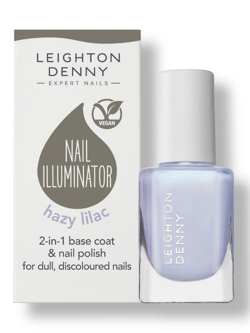 Nail Illuminator Hazy Lilac | nail polish & brightening treatment base coat
