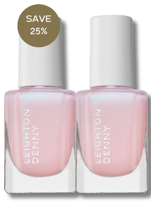 Duo of Nail Illuminator Blush Pink | nail polish & brightening treatment base coat