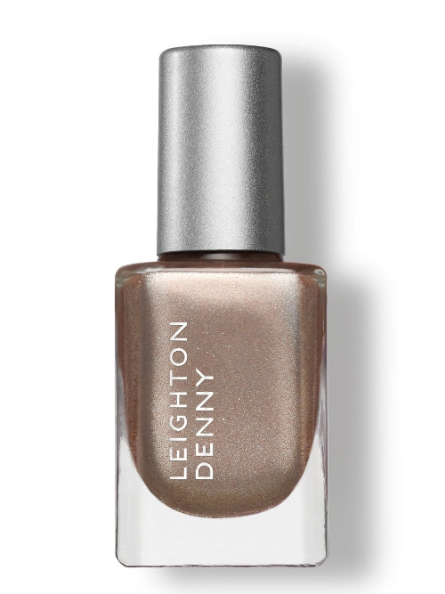 Leighton Denny Dazzle chrome metallic bronze nail polish