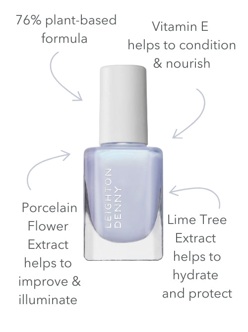 Nail Illuminator Hazy Lilac | nail polish & brightening treatment base coat