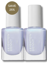 Duo of Nail Illuminator Hazy Lilac | nail polish & brightening treatment base coat
