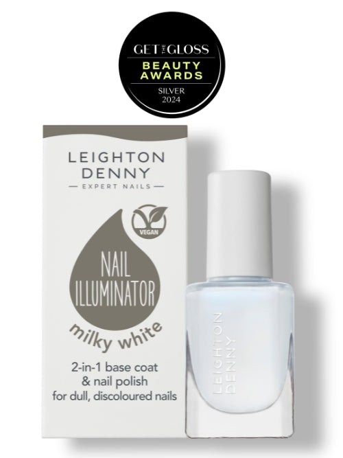 Nail Illuminator Milky White | nail polish & brightening treatment base coat