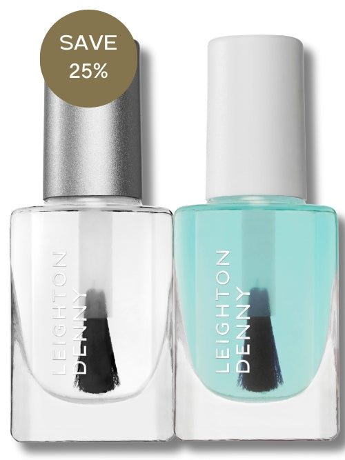 Base & Top Coat Duo for Dry, Ridged Nails