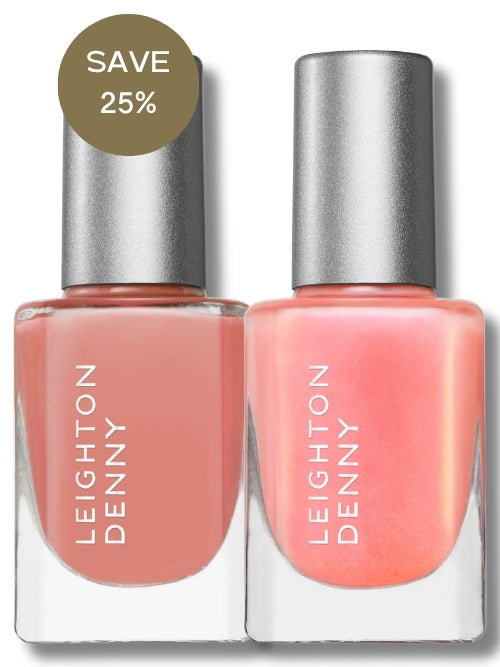 Sizzle and Firefly wings peach nail polish duo