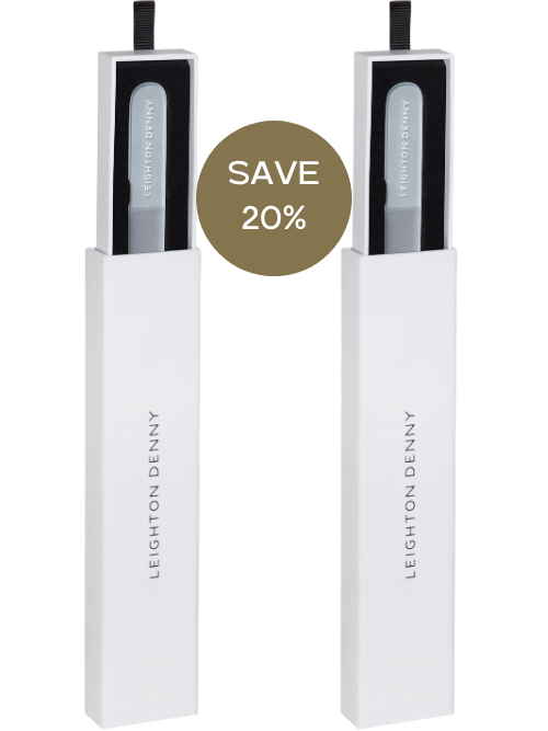Large Crystal Nail File Duo (195mm) SPECIAL VALUE