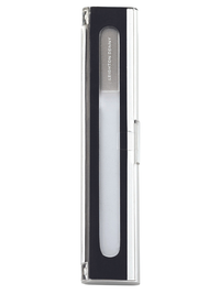 Large Crystal Nail File with Aluminium Storage Case