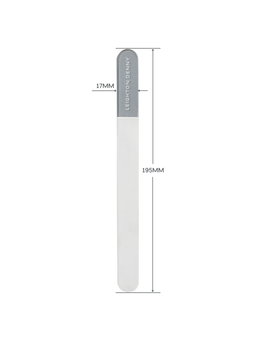 Large crystal nail file dimensions 195mm x 17mm