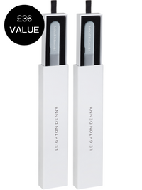 Large Crystal Nail File Duo (195mm) SPECIAL VALUE