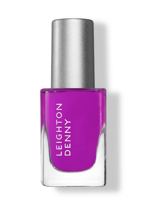 Shocking neone purple nail polish