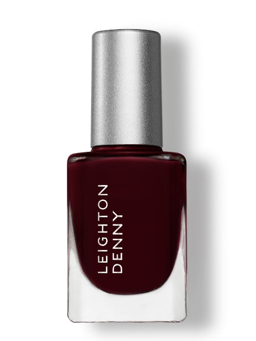 Vamp deep burgundy red nail polish