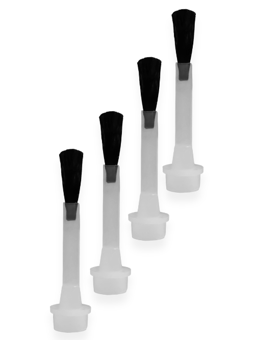 Set of 4 replacement brushed for LD nail colour. Wide brush. 