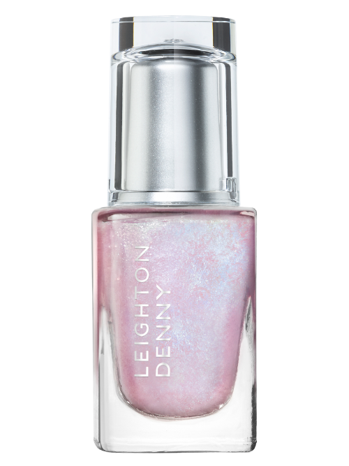 Power To Change semi opaque, shimmery-pink nail bottle 12ml