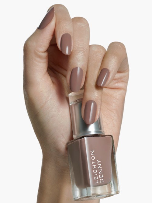 Supermodel taupe nail colour on nails